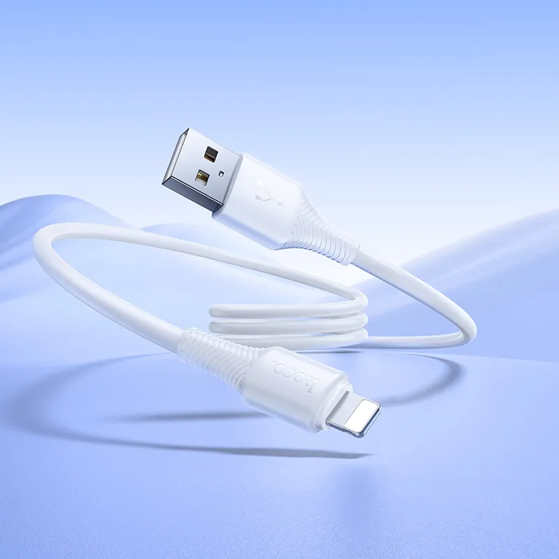 Cable USB C to Lightning Hoco PD 27W 1 m X120 white - Image 4