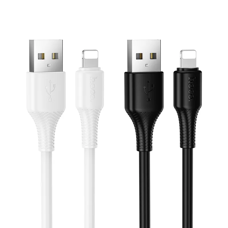 Cable USB C to Lightning Hoco PD 27W 1 m X120 white - Image 3