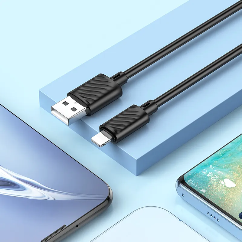 Cable USB A to Lightning Hoco 2,4A 2 m X88 black - Image 5