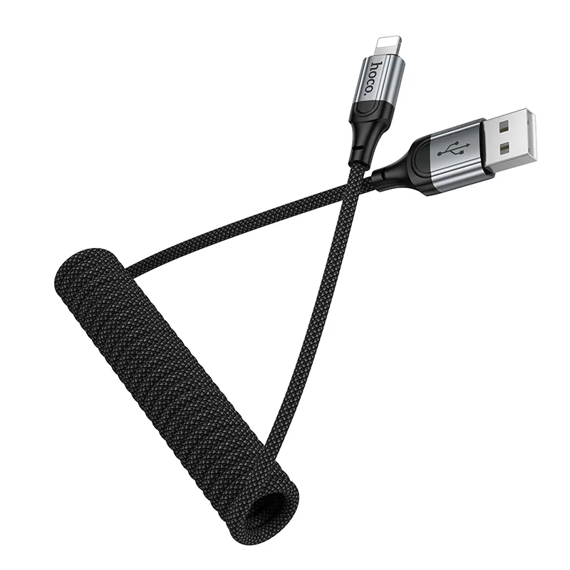 Hoco PD USB A - Lightning kábel 2,4A 1,5 m X121 fekete - Image 2