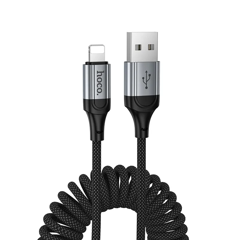Hoco PD USB A - Lightning kábel 2,4A 1,5 m X121 fekete