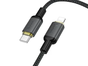 Cable USB C to Lightning Hoco PD 30W 1 m X128 Benefit black