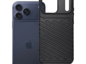 Case for iPhone 17 Pro Max / 18 Pro Max (low camera edge) Thunder black