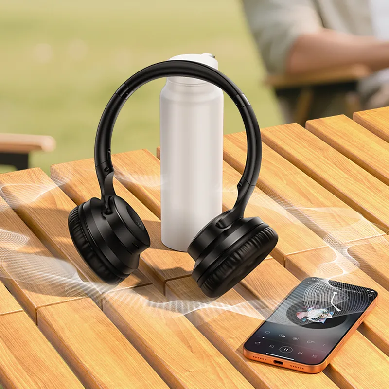 Wireless headphones Hoco W71 black - Image 8