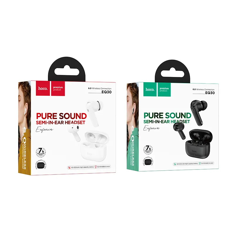 Wireless earphones Hoco TWS EQ30 white - Image 7
