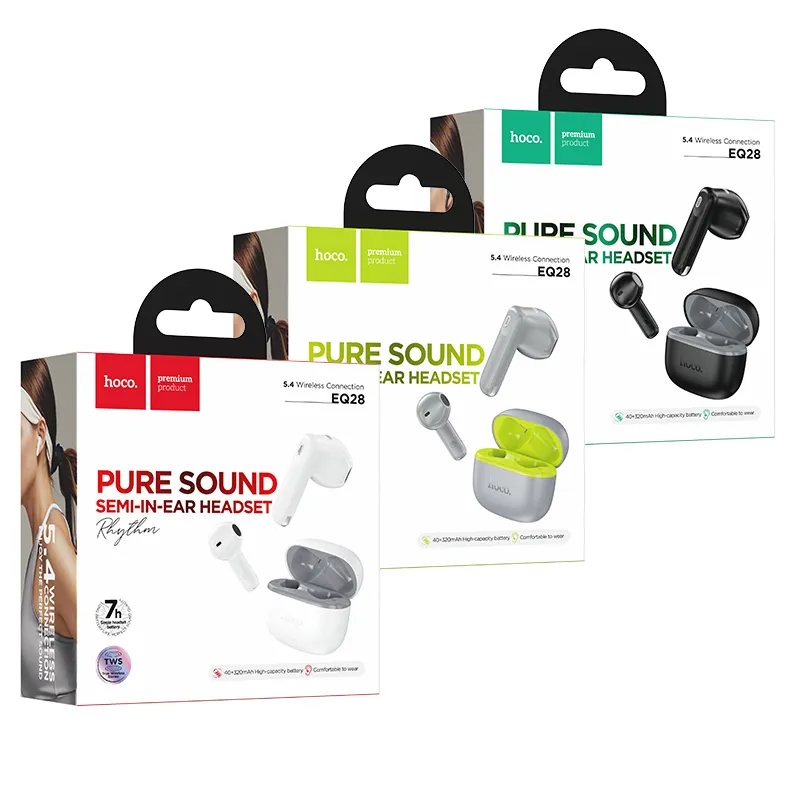 Wireless earphones Hoco TWS ANC ENC EQ28 white star - Image 6