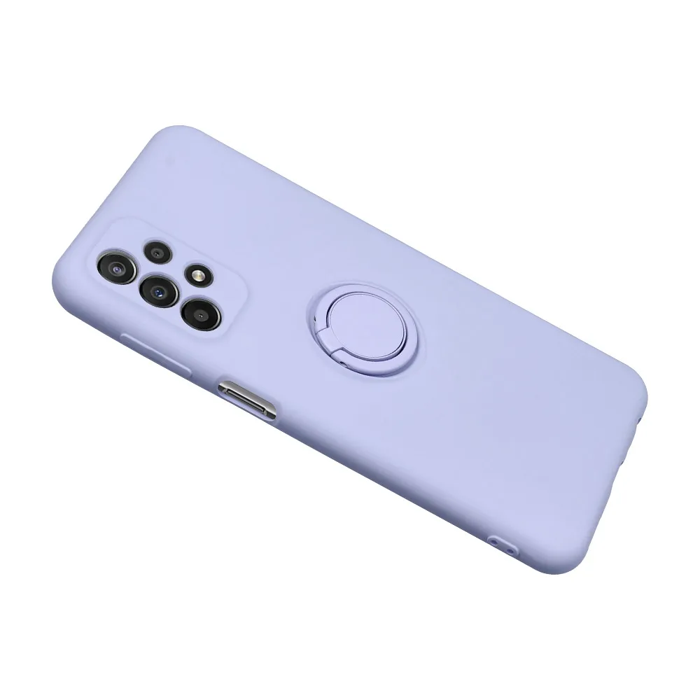 Case for Samsung S25 PLUS Silicone Ring purple - Image 2