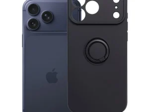 Case for iPhone 18 Pro Max / 17 Pro Max Silicone Ring black