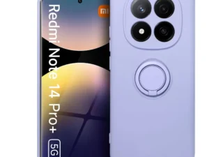 Case for Xiaomi Redmi Note 14 PRO PLUS 5G Silicone Ring purple