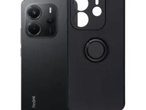 Case for Xiaomi Redmi Note 14 4G (GLOBAL - 164,84mm x 78,15mm x 8,16mm) Silicone Ring black