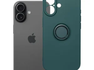 Case for iPhone 17 Silicone Ring green