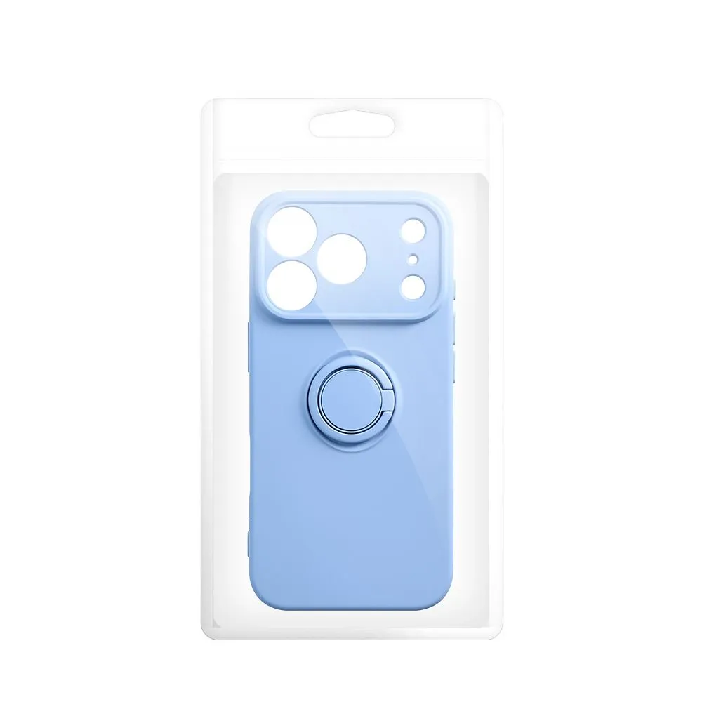 Case for iPhone 18 Pro / 17 Pro Silicone Ring light blue - Image 5
