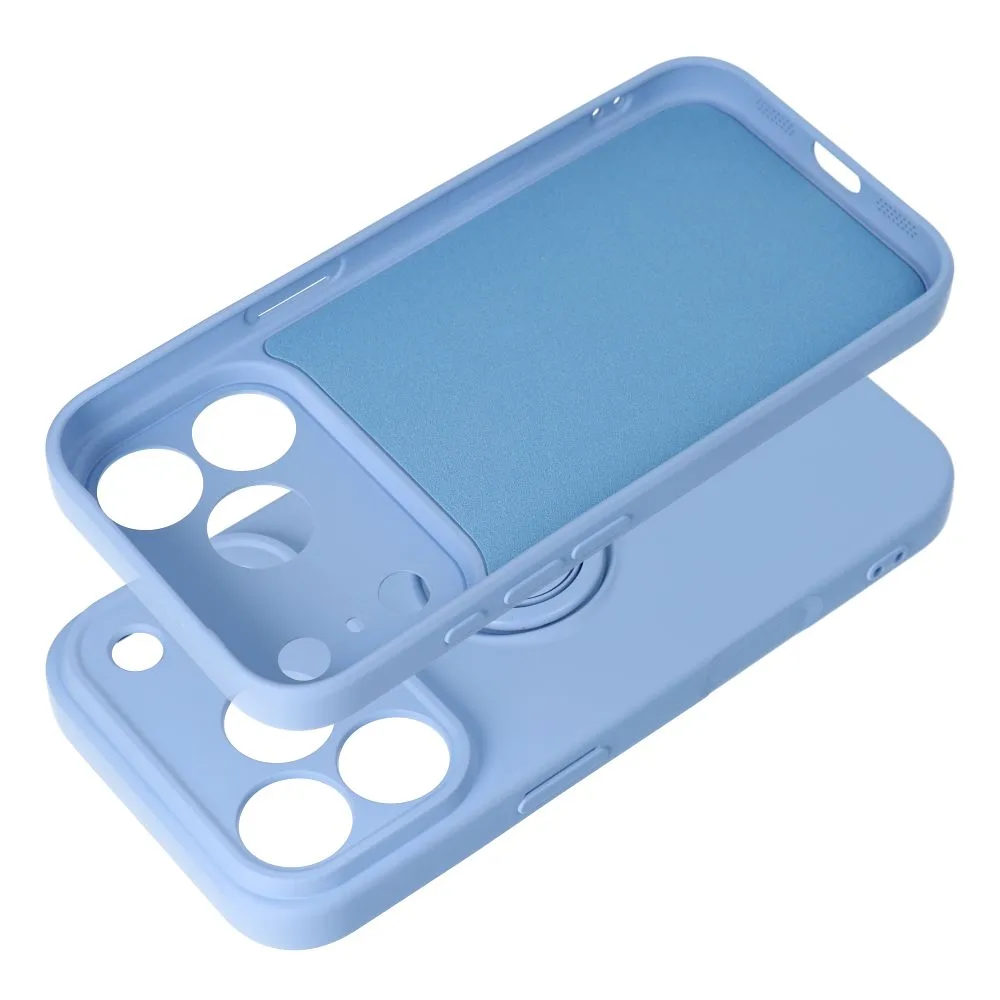 Case for iPhone 18 Pro / 17 Pro Silicone Ring light blue - Image 2