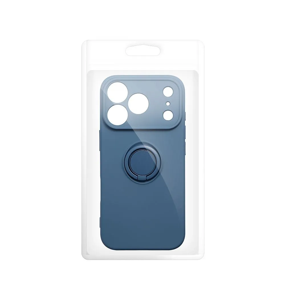 Case for iPhone 18 Pro / 17 Pro Silicone Ring dark blue - Image 5
