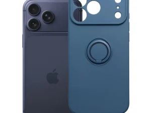 Case for iPhone 18 Pro Max / 17 Pro Max Silicone Ring dark blue