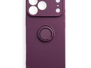 Case for iPhone 18 Pro Max / 17 Pro Max Silicone Ring dark cherry