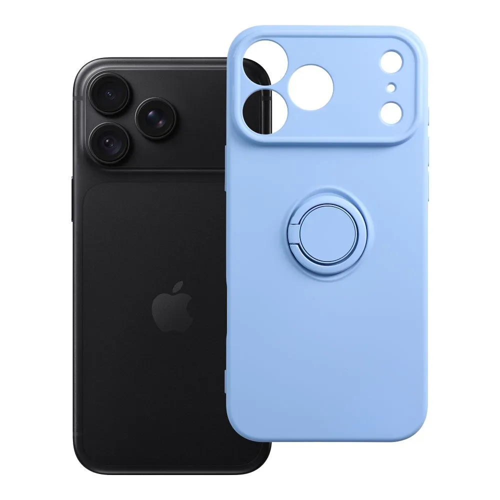 Case for iPhone 18 Pro Max / 17 Pro Max Silicone Ring light blue