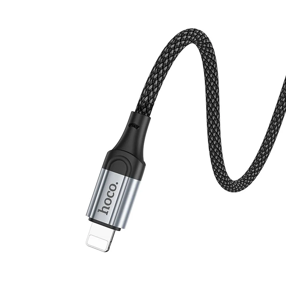 Cable AUX Lightning to Jack 3,5 mm Hoco 1 m UPA26 black - Image 3