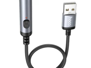 Adapter USB A to cigarette lighter Hoco 0,3 m UA30 black