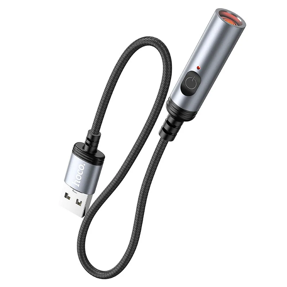 Adapter USB A to cigarette lighter Hoco 0,3 m UA30 black - Image 2