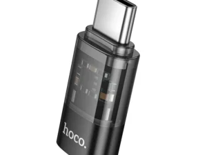 Adapter USB C to Lightning Hoco UA36D transparent black