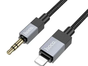 Cable AUX Jack 3,5 mm (male) to Lightning (male) Hoco 1 m UPA32A black