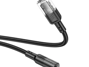 Cable AUX Jack 3,5 mm to Lightning Hoco 1,2 m UPA27 black