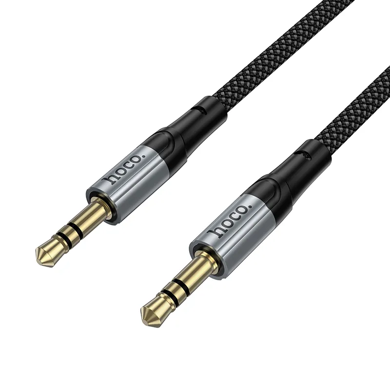 Cable AUX Jack 3,5 mm to Jack 3,5 mm Hoco 1,5 m UPA33 black - Image 4
