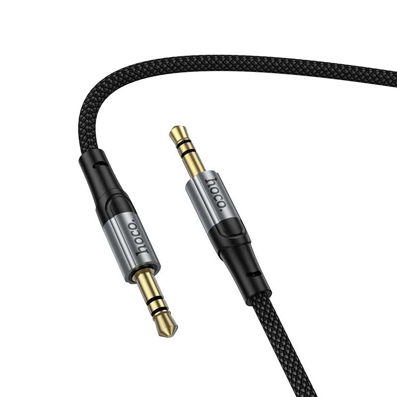 Cable AUX Jack 3,5 mm to Jack 3,5 mm Hoco 1,5 m UPA33 black - Image 3
