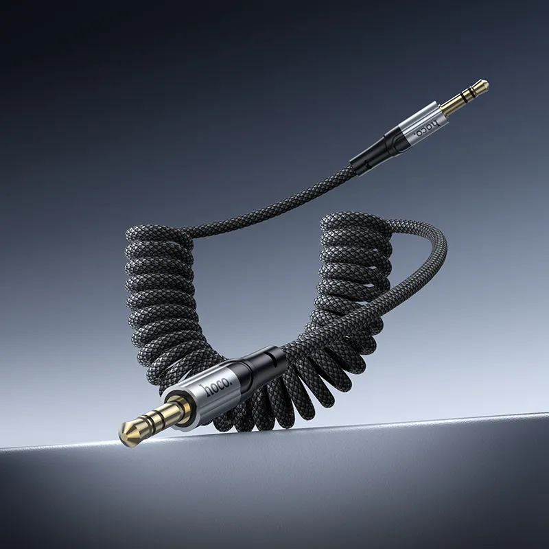 Cable AUX Jack 3,5 mm to Jack 3,5 mm Hoco 1,5 m UPA33 black - Image 8