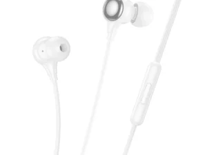 Vezetékes fülhallgató Jack 3,5 mm Hoco M116 fehér