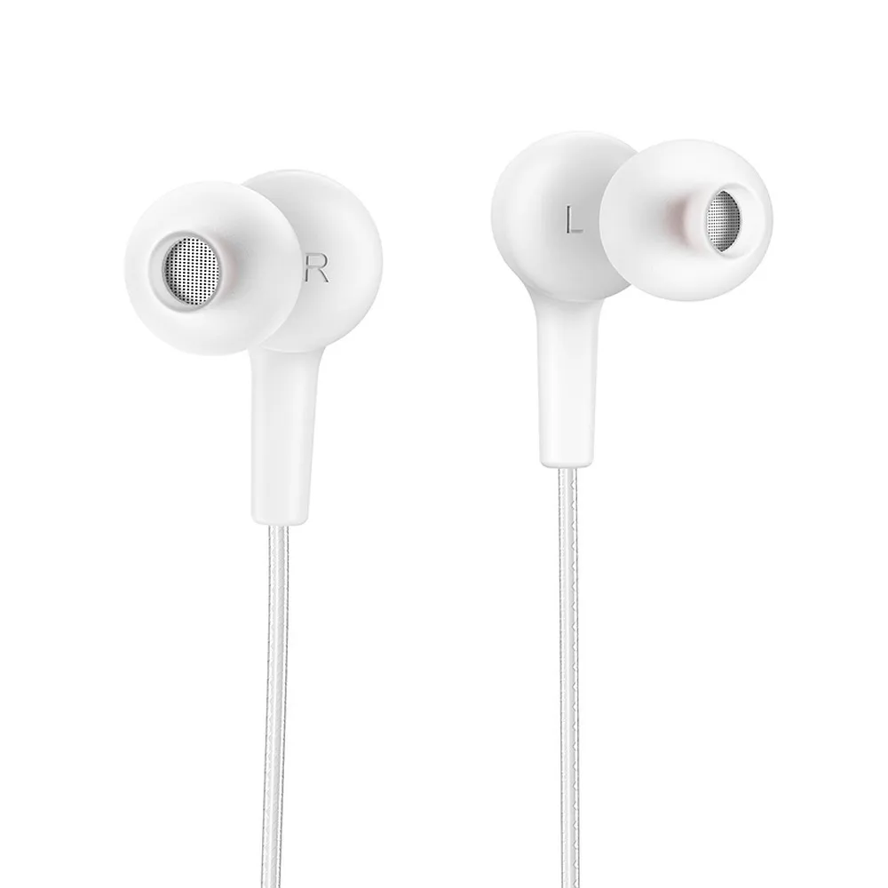 Wire earphones Jack 3,5 mm Hoco M78 white - Image 2