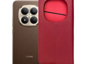 Flip case for Xiaomi Redmi NOTE 15 PRO PLUS 5G Smart PRO Book leather maroon