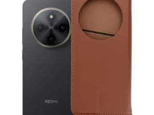 Flip case for Xiaomi Redmi 17C Smart Pro Book leather brown