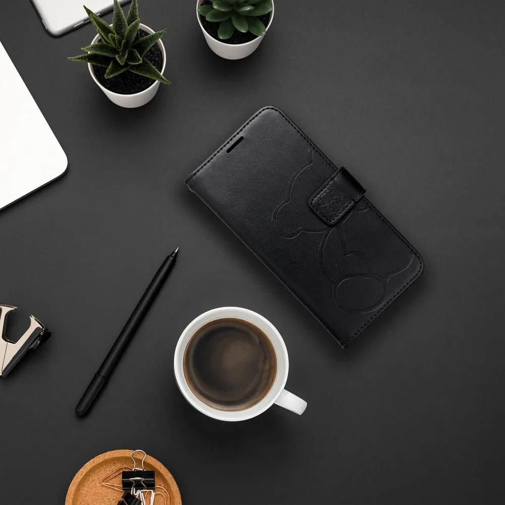 Flip case for Samsung A36 5G Mezzo Book teddy bear black - 5. kép