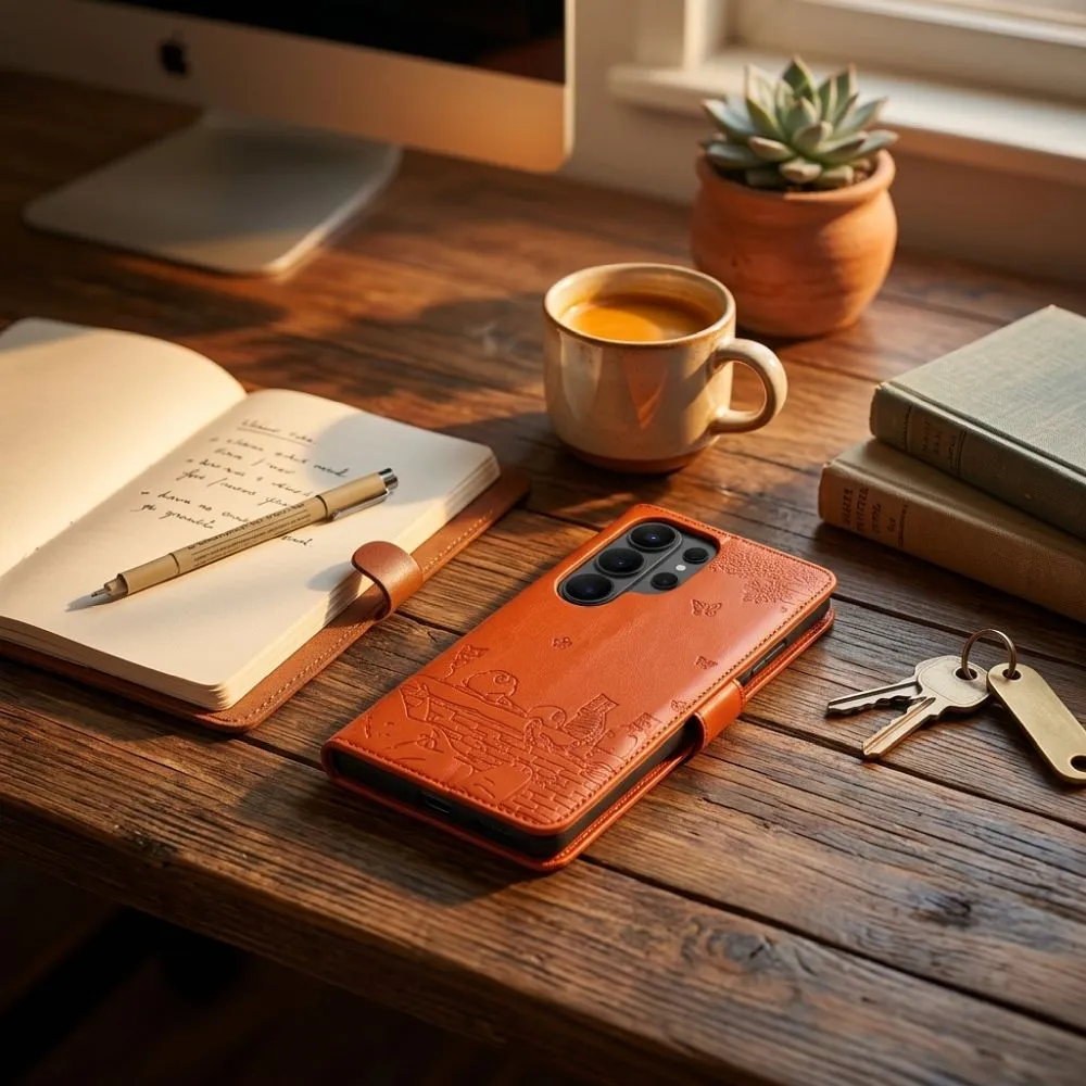Flip case for Redmi NOTE 15 5G Mezzo Book cats brown - Image 4