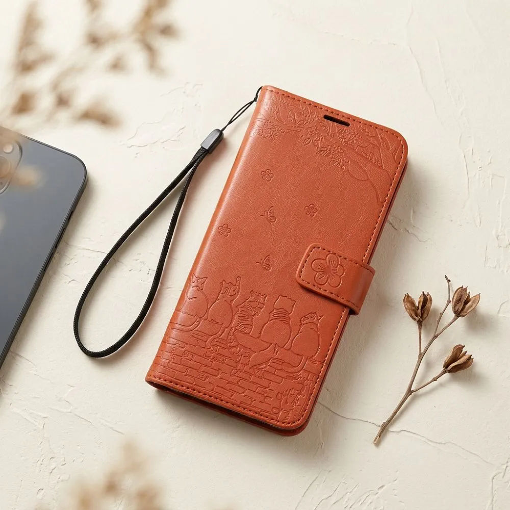 Flip case for Redmi NOTE 15 5G Mezzo Book cats brown - Image 7
