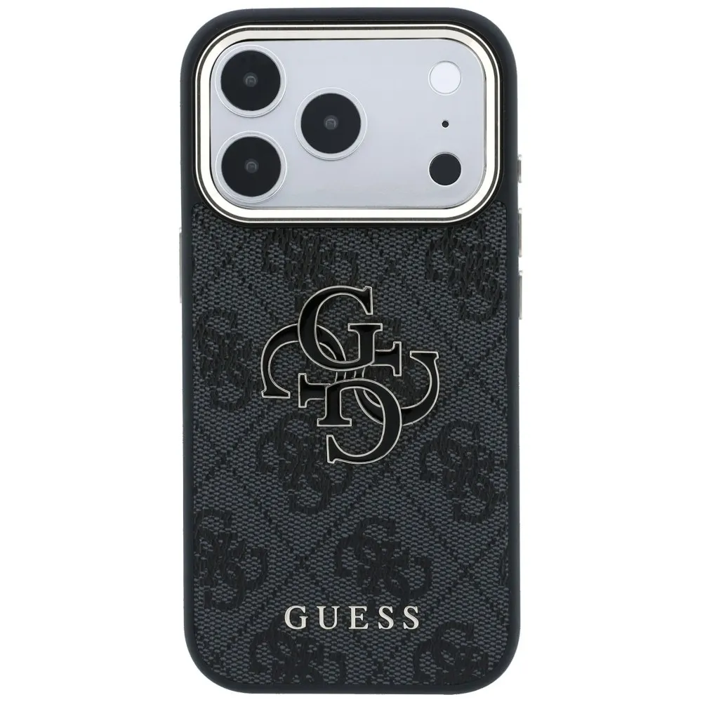 GUESS case for IPHONE 18 Pro / 17 Pro GUE005481 (PU FW Resin Logo) black - Image 3