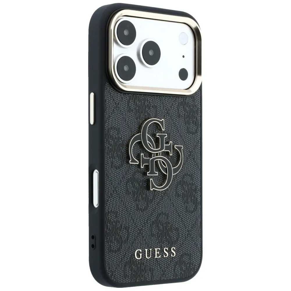 GUESS case for IPHONE 18 Pro / 17 Pro GUE005481 (PU FW Resin Logo) black - Image 4