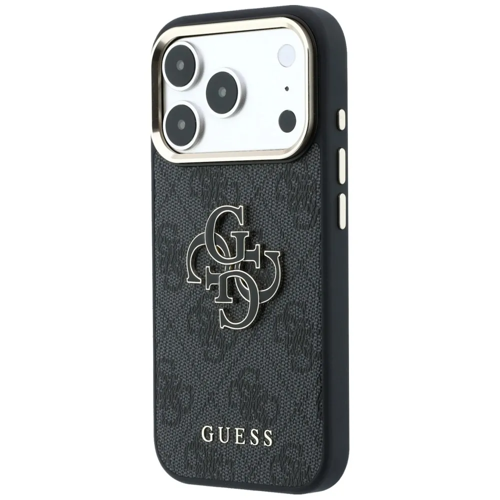 GUESS case for IPHONE 18 Pro / 17 Pro GUE005481 (PU FW Resin Logo) black - Image 2