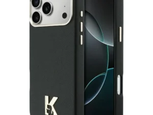 KARL LAGERFELD case for IPHONE 17 Pro Max compatible with MagSafe KLHMP17X5PGFKHGK (PU FW W/ KHead Logo) black
