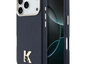 KARL LAGERFELD case for IPHONE 17 Pro compatible with MagSafe KLHMP17L5PGFKHGB (PU FW W/ KHead Logo) blue
