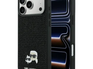 KARL LAGERFELD case for IPHONE 17 Pro Max KLHCP17X6PRKCLK (Rhinestone W/ K&C PIN) black