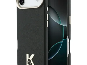 KARL LAGERFELD case for IPHONE 17 Air compatible with MagSafe KLHMP17M5PGFKHGK (PU FW W/ KHead Logo) black
