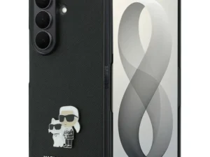 KARL LAGERFELD case for SAMSUNG GALAXY Z FOLD 8 ULTRA (Karl&Choupette Saffiano Pins) black