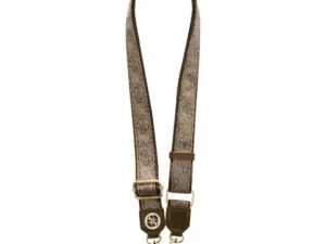 GUESS universal strap GUUCNP4DGMW (4G PU Strap Tether Patch Strass Metal Logo) brown