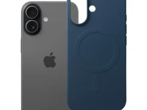 Case for iPhone 17 Silicone Mag Cover compatible with MagSafe (big hole) blue
