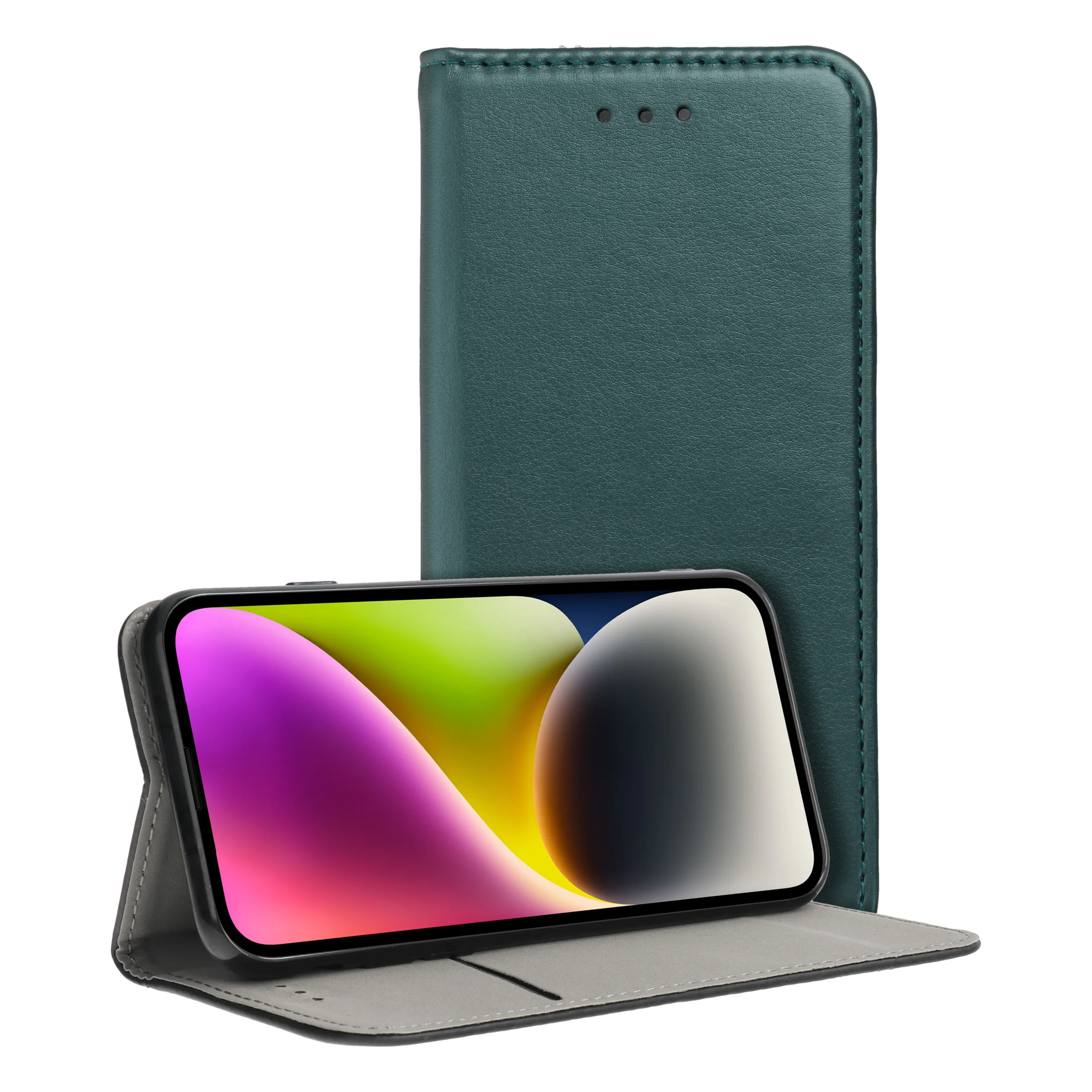 Flip case for Samsung A37 Smart Magneto dark green - 9. kép