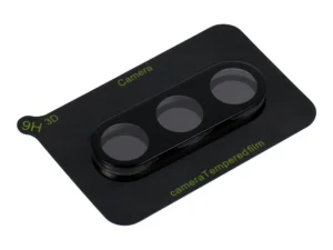 5D Full Glue Tempered Glass for Camera Lens for Samsung S25 FE black