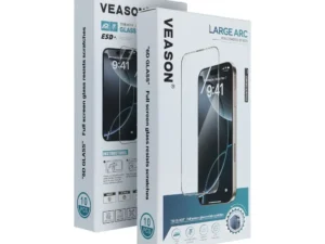 6D Veason Pro Glass (SET 10in1) - for Iphone 16 Pro Max black